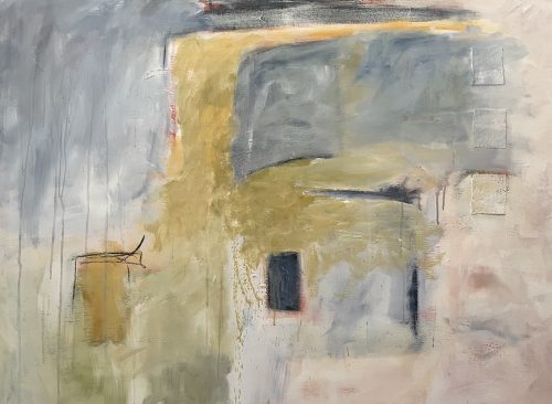 abstract cityscape art