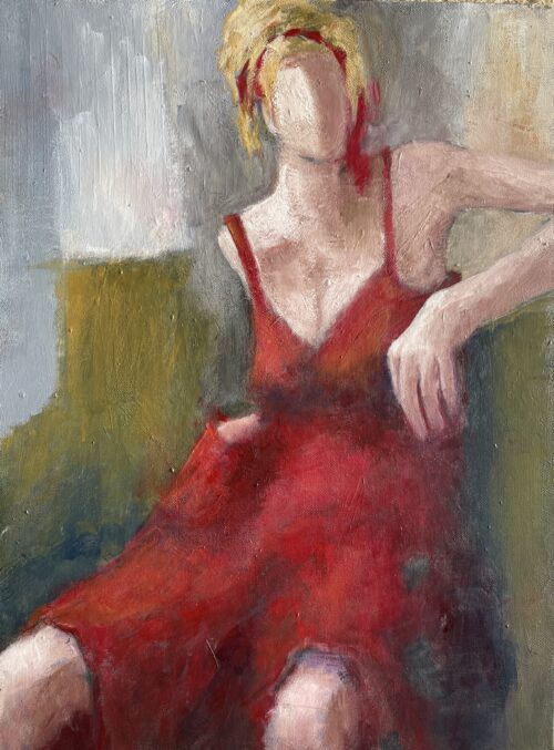red dress art