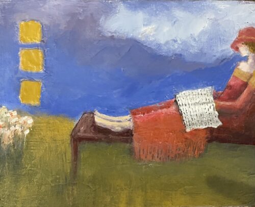 Woman Reading Artwork